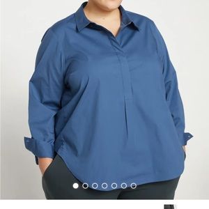 Silver Elbe popover blouse XL